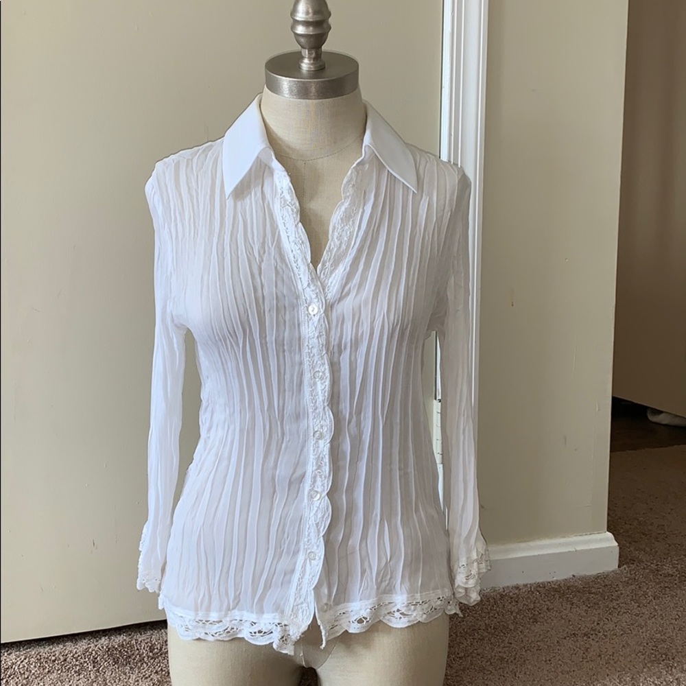 Sunny Leigh white blouse